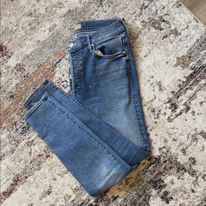 Mother Jeans- 30- The Stunner Ankle in Medium Blue Wash